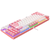 Gaming keyboard KB512L PRO (white pink)