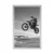 Plakat za motoriste v črnobeli varianti - 30x45 silver