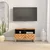 Vidaxl TV omarica rjava in črna 70x33,5x46 cm trden mangov les