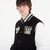 Jakna Off-White Star Logo Lea Wool Varsity Jacket Black M