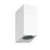 LYNCO Fasadna lampa kocka 2xGU10 bela