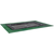 Trampolin s površino za doskok Dynamic Groundlevel Exit Toys vgradni 244*427 cm črn