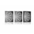 Plakat okrasna Mandala s čipko v črnobeli varianti - 40x60 black