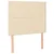 Vidaxl Box spring postelja z vzmetnico krem 100x200 cm blago