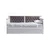 HANAH HOME Krevet Alacati White Anthracite