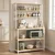 Songmics Kuhinjska polica 40x100x167 cm bela