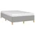 Vidaxl Posteljni okvir brez vzmetnice siv 120x190 cm blago
