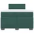 Vidaxl Box spring postelja z vzmetnico temno zelen 120x190 cm žamet