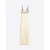 Bershka Obleka  rjava / pastelno rumena