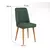 Hanah Home Trpezarijska stolica Vina Sandalye 47x89x46cm Bež-Zelena