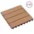 Pločice za decking 11 pcs Tikovina 30 x 30 cm