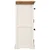 Vidaxl Komoda bela in rjava 55x30x73 cm trden robusten mangov les