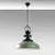 Opviq Luster Craft-13981, 41cm, IP20, Zeleni