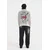 Ed Hardy Kavbojke siva/črn denim/bela