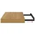 Vidaxl Stenska polica Rjava 40 x 23,5 x 4 cm Konstruiran les