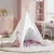 Teepee šator Bijelo 120 x 120 x 150 cm Tkanina i plastika