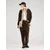 AMERICAN VINTAGE Pletena jopa VITOW temno rjava