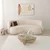 Hanah Home Klub sto Lily 90cm Bež
