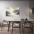 Slika meglene gore in jezero - 90x60