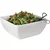 APS melaminska skleda Pure 8 l, bela