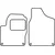 Textile car mats Ford Galaxy 1995-2006 (front)