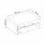 Hanah Home klub sto Rovel, 80,3 cm, prirodno drvo