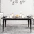 Aberto Design Trpezarijski sto Polka 180x76,8x90cm Crni