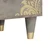 TV ormar s ladicama Siva 70 x 33 x 46 cm Čvrsto drvo manga