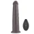 Lovetoy - Dual Layered Silicone Rotator, 23 cm - Rjava