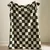 Bela/zelena odeja 130x170 cm Cosy Soft Checkerboard – Catherine Lansfield