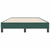 Box Spring krevet bez madracem tamno zeleni 120x220 cm baršun