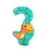 PartyPal Svečka za torto številka 3 TRI Dino DINOZAVER