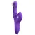 Sweet Smile Thrusting Vibrator with a Moving Ring Purple
