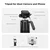 K&F Concept 75 Lightweight Tripod, Camera Compact Tripod with Remote and 2-in-1 Phone Holder
