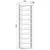 MID.YOU Vitrina Edana Maxi, Srebrna