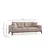 Atelier del Sofa Trosed na razvlačenje Sinor 92x75x225cm Bež