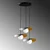 Opviq Vatoz 6141 Visilica, E27, 3x40W, IP20, Crna