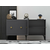 HANAH HOME Komoda Midas Anthracite Gold