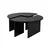 Hanah Home Klub sto Moira, O90x41cm, Crni