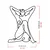 WALLXPERT Zidna dekoracija Geometric Nude Woman