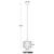 Globo 15758H - Luster na sajli ALFRED, 1x E27/40W/230V, prečnik 18 cm
