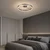 Rabalux 71277 - LED prigušiva stropno svetlo TRIXO 60W/230V 3000-6500K O 50 cm siva + daljinski upravljač