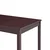 Vidaxl Jedilna miza temno rjava 140x70x73 cm borovina
