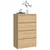 Komoda boja hrasta sonome 60 x 35 x 98,5 cm konstruirano drvo