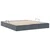 Krevet s od storage s pohranom Tamnosiva 193 x 203 cm Baršun