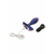 ToyJoy The Brave Vibrating Anal Plug Blue Metallic