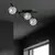 Plafonsko svetlo SMART 3xE14/10W/230V crno/sivo