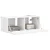 TV zidni ormar Bijelo 78,5 x 31 x 29,5 cm Konstruirano drvo