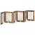 Vrata za pse s postoljem 6 pcs Staro drvo 60 x 80 cm
