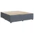 Vidaxl Box spring postelja z vzmetnico temno siva 200x200 cm žamet